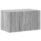 vidaXL Ραφιέρα με Ντουλάπια Γκρι Sonoma 70x42,5x225 εκ. Επεξ. Ξύλο