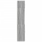 vidaXL Ραφιέρα με Ντουλάπια Γκρι Sonoma 70x42,5x225 εκ. Επεξ. Ξύλο
