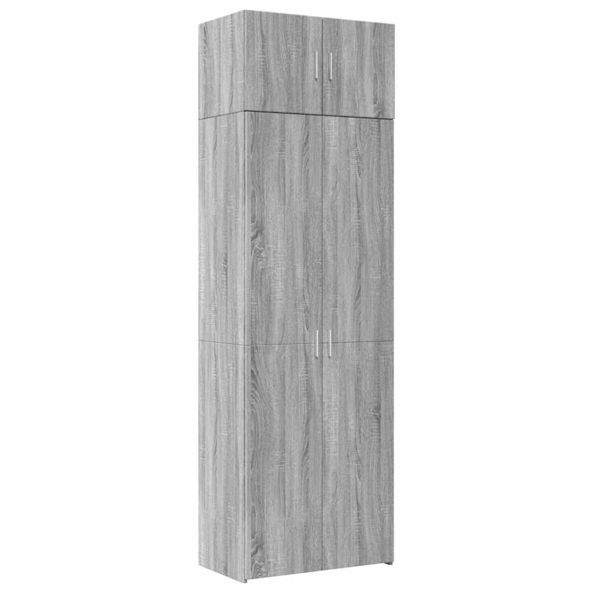 vidaXL Ραφιέρα με Ντουλάπια Γκρι Sonoma 70x42,5x225 εκ. Επεξ. Ξύλο