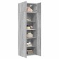 vidaXL Ραφιέρα με Ντουλάπια Γκρι Sonoma 70x42,5x225 εκ. Επεξ. Ξύλο