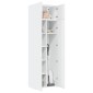vidaXL Ραφιέρα με Ντουλάπια Λευκή 70x42,5x225 εκ. Επεξεργασμένο Ξύλο