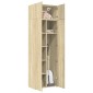 vidaXL Ραφιέρα με Ντουλάπια Sonoma Δρυς 70x42,5x225 εκ. Επεξ. Ξύλο
