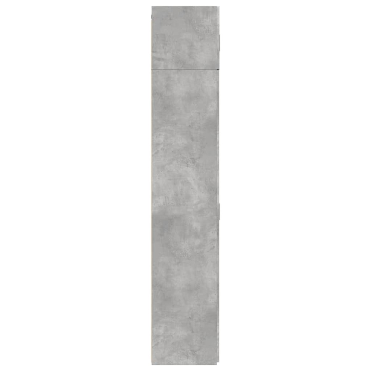 vidaXL Ραφιέρα με Ντουλάπια Γκρι Σκυροδέμ. 70x42,5x225 εκ. Επεξ. Ξύλο
