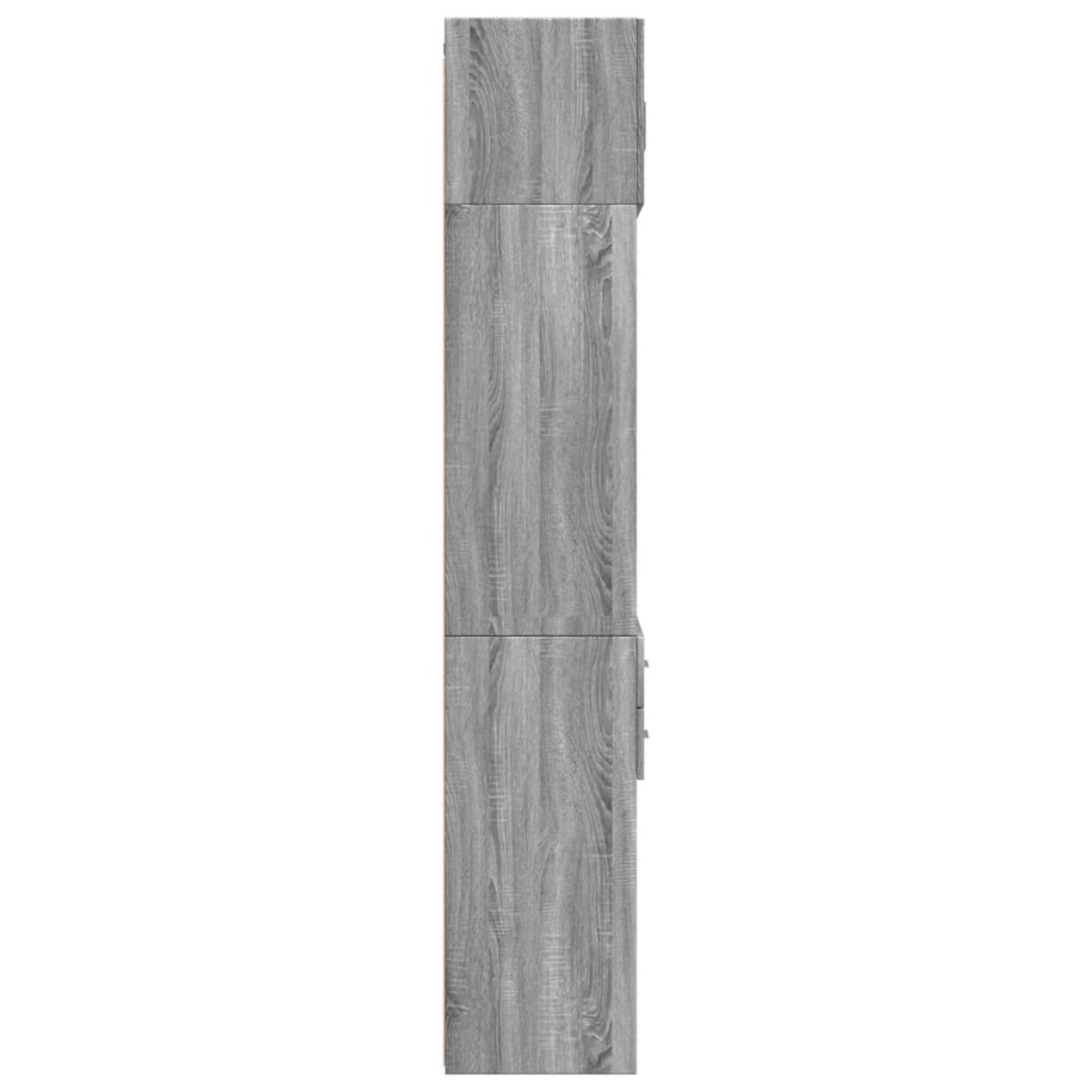 vidaXL Ραφιέρα με Ντουλάπια Γκρι Sonoma 70x42,5x225 εκ. Επεξ. Ξύλο