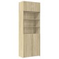 vidaXL Ραφιέρα με Ντουλάπια Sonoma Δρυς 80x42,5x225 εκ. Επεξ. Ξύλο