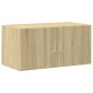 vidaXL Ραφιέρα με Ντουλάπια Sonoma Δρυς 80x42,5x225 εκ. Επεξ. Ξύλο
