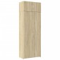 vidaXL Ραφιέρα με Ντουλάπια Sonoma Δρυς 80x42,5x225 εκ. Επεξ. Ξύλο