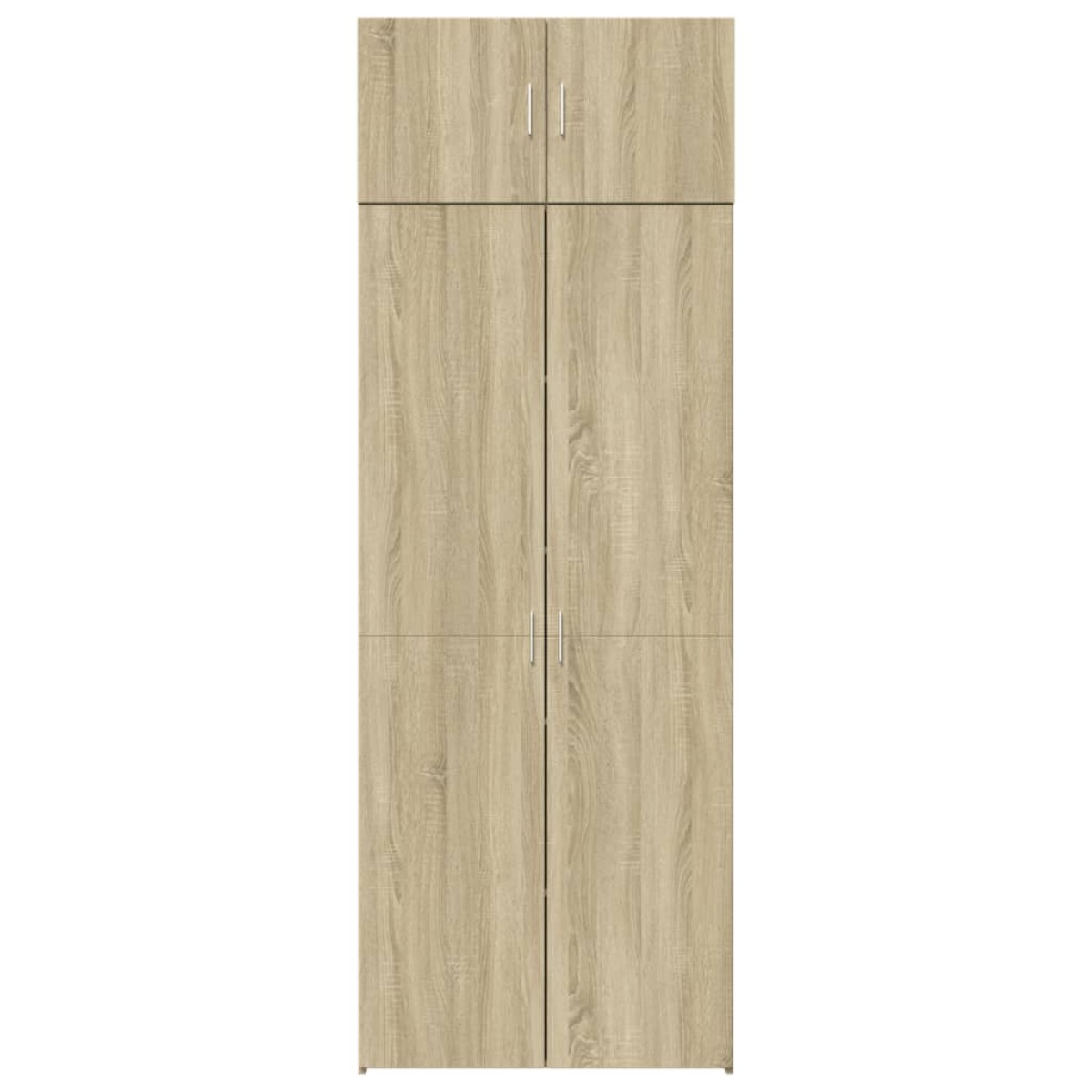 vidaXL Ραφιέρα με Ντουλάπια Sonoma Δρυς 80x42,5x225 εκ. Επεξ. Ξύλο