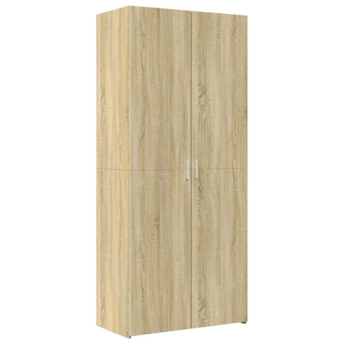 vidaXL Ραφιέρα με Ντουλάπια Sonoma Δρυς 80x42,5x225 εκ. Επεξ. Ξύλο