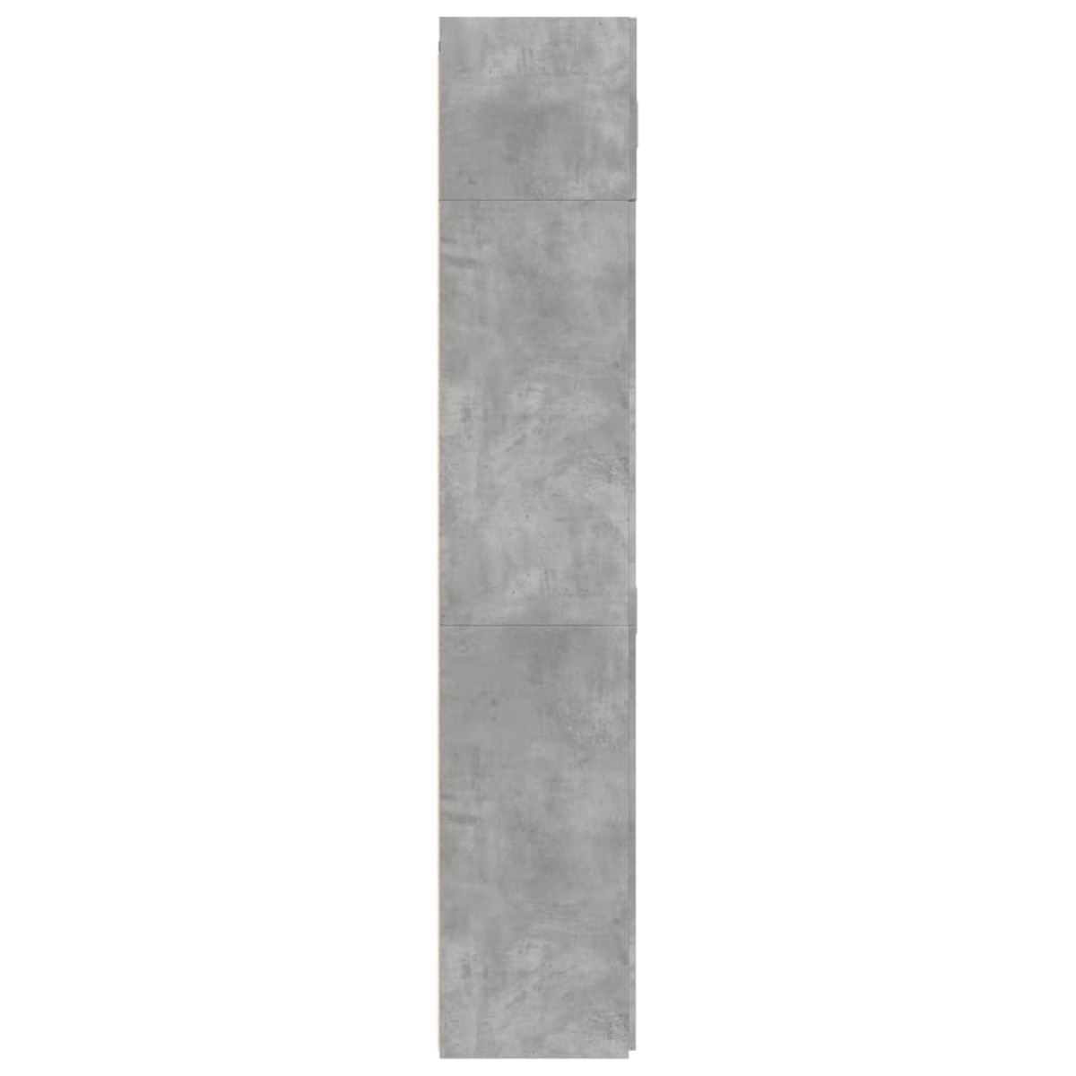 vidaXL Ραφιέρα με Ντουλάπια Γκρι Σκυρ. 80x35,5x180 εκ. από Επεξ. Ξύλο