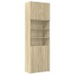 vidaXL Ντουλάπι Sonoma Δρυς 80x42,5x249 εκ. από Επεξεργασμένο Ξύλο