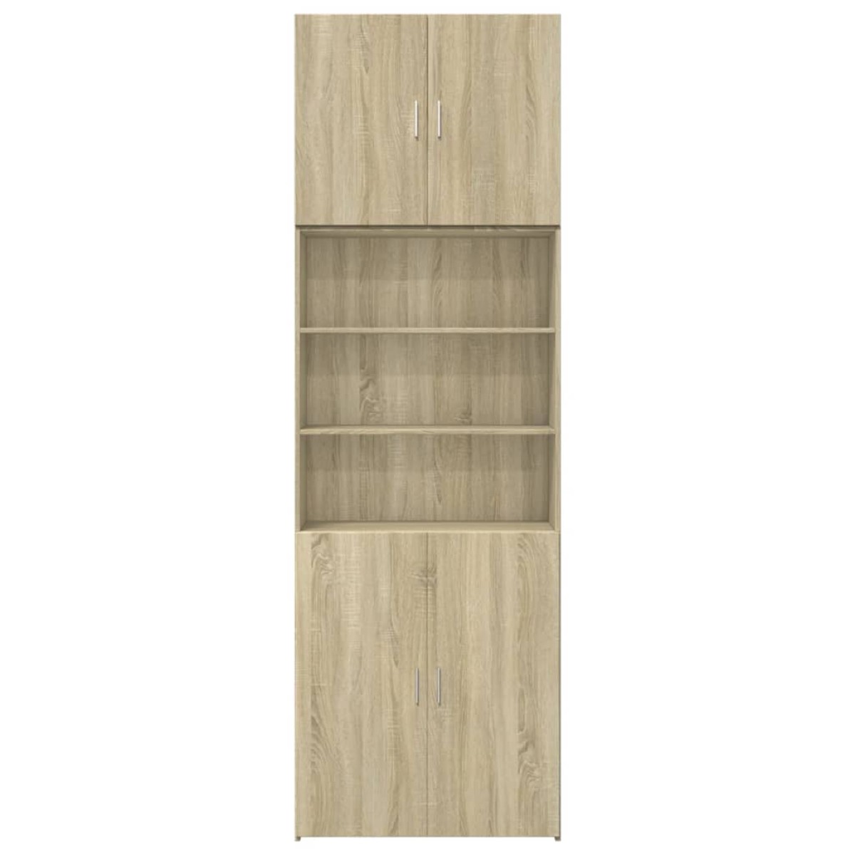 vidaXL Ντουλάπι Sonoma Δρυς 80x42,5x249 εκ. από Επεξεργασμένο Ξύλο