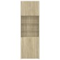 vidaXL Ντουλάπι Sonoma Δρυς 80x42,5x249 εκ. από Επεξεργασμένο Ξύλο