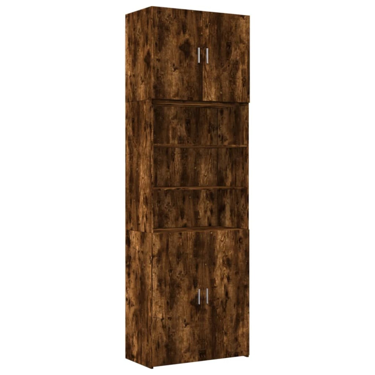 vidaXL Ντουλάπα Καπνιστή Δρυς 80x42,5x249 εκ. από Επεξεργασμένο Ξύλο