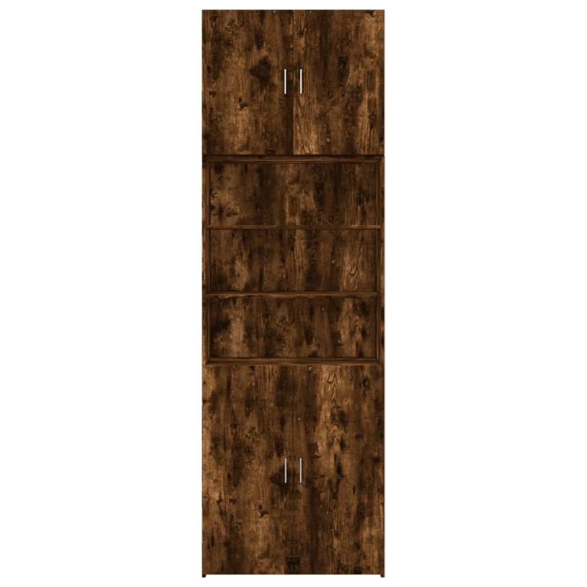 vidaXL Ντουλάπα Καπνιστή Δρυς 80x42,5x249 εκ. από Επεξεργασμένο Ξύλο