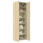 vidaXL Ντουλάπι Sonoma Δρυς 80x42,5x249 εκ. από Επεξεργασμένο Ξύλο