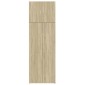 vidaXL Ντουλάπι Sonoma Δρυς 80x42,5x249 εκ. από Επεξεργασμένο Ξύλο