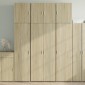 vidaXL Ντουλάπι Sonoma Δρυς 80x42,5x249 εκ. από Επεξεργασμένο Ξύλο