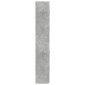 vidaXL Ντουλάπι Γκρι Σκυροδέματος 80x42,5x249 εκ. Επεξεργασμένο Ξύλο