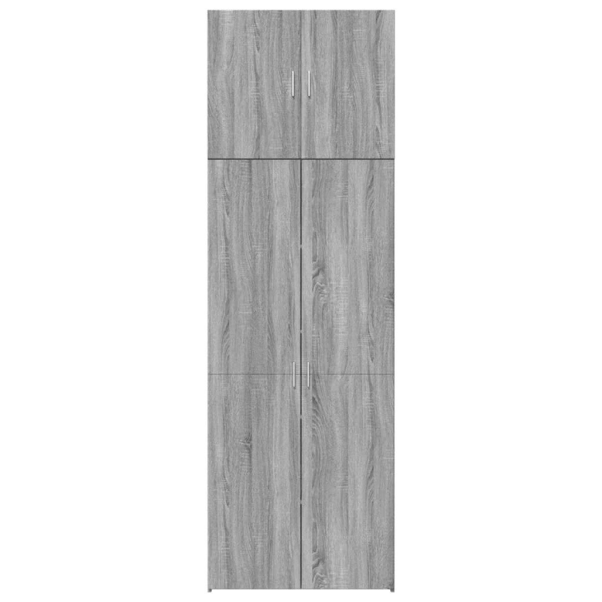 vidaXL Ντουλάπι Γκρι Sonoma 80x42,5x249 εκ. από Επεξεργασμένο Ξύλο