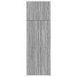 vidaXL Ντουλάπι Γκρι Sonoma 80x42,5x249 εκ. από Επεξεργασμένο Ξύλο