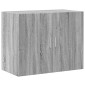 vidaXL Ντουλάπι Γκρι Sonoma 80x42,5x249 εκ. από Επεξεργασμένο Ξύλο