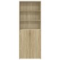 vidaXL Ντουλάπι Sonoma Δρυς 70x42,5x185 εκ. από Επεξεργασμένο Ξύλο