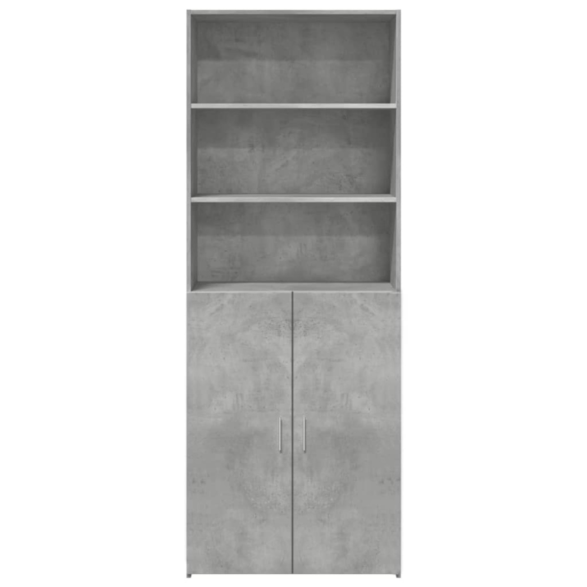 vidaXL Ντουλάπι Γκρι Σκυροδέματος 70x42,5x185 εκ. Επεξεργασμένο Ξύλο