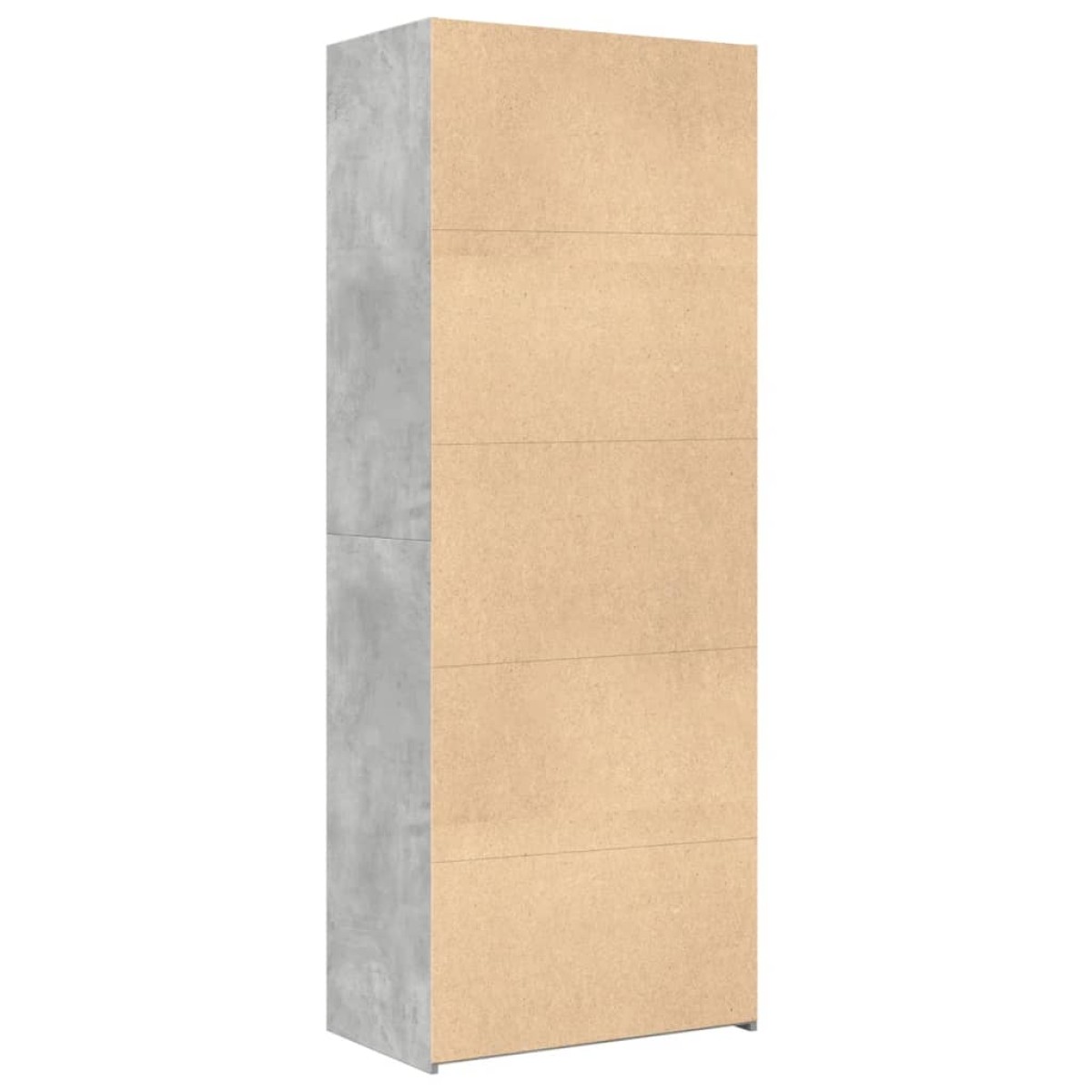 vidaXL Ντουλάπι Γκρι Σκυροδέματος 70x42,5x185 εκ. Επεξεργασμένο Ξύλο