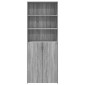 vidaXL Ντουλάπι Γκρι Sonoma 70x42,5x185 εκ. από Επεξεργασμένο Ξύλο