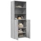 vidaXL Ντουλάπι Γκρι Sonoma 70x42,5x185 εκ. από Επεξεργασμένο Ξύλο