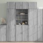 vidaXL Ντουλάπι Γκρι Sonoma 70x42,5x185 εκ. από Επεξεργασμένο Ξύλο