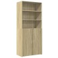 vidaXL Ντουλάπι Sonoma Δρυς 80x42,5x185 εκ. από Επεξεργασμένο Ξύλο