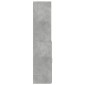 vidaXL Ντουλάπι Γκρι Σκυροδέματος 80x42,5x185 εκ. Επεξεργασμένο Ξύλο