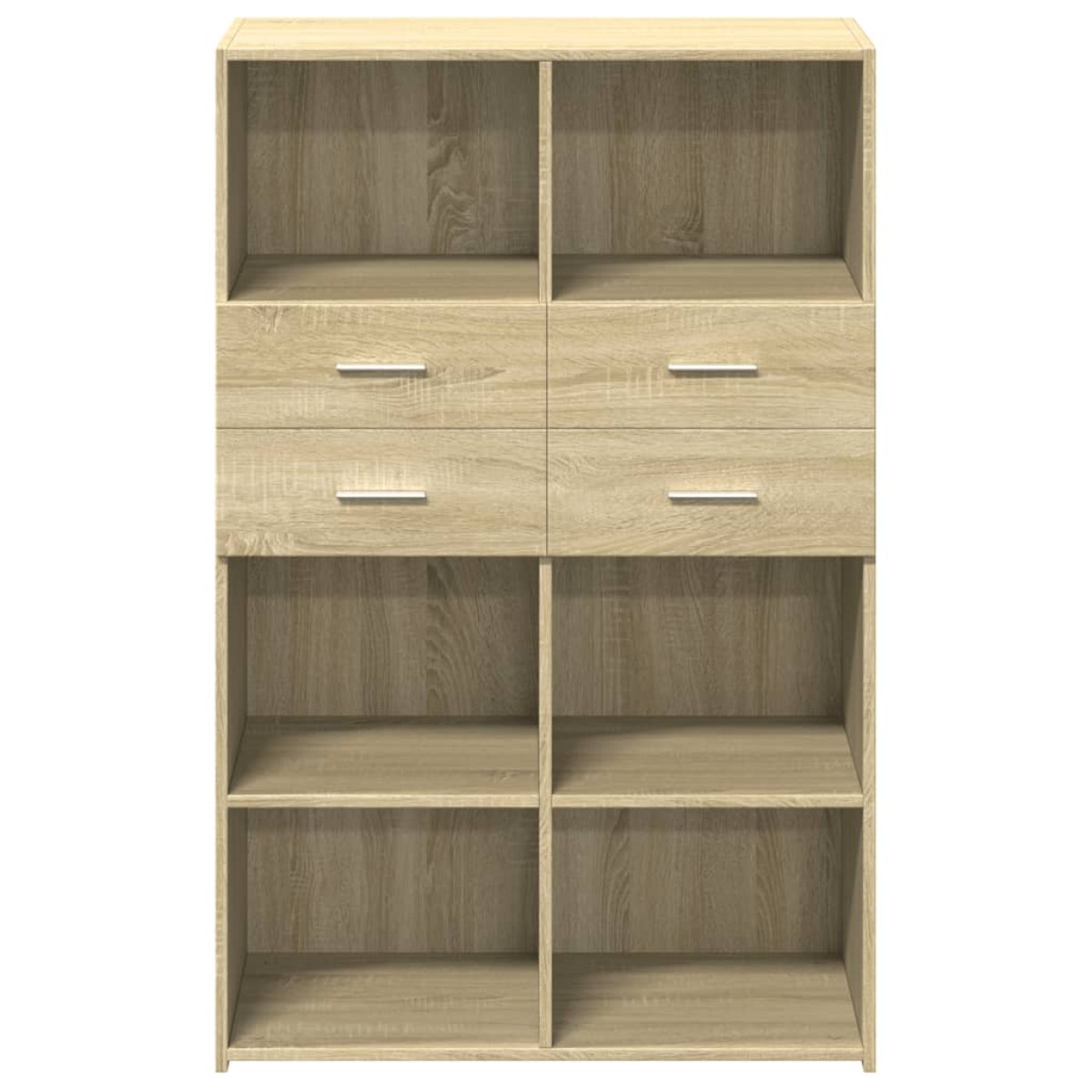 vidaXL Ντουλάπι Sonoma Δρυς 80x42,5x124 εκ. από Επεξεργασμένο Ξύλο