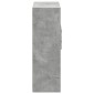 vidaXL Ντουλάπι Γκρι Σκυροδέματος 80x42,5x124 εκ. Επεξεργασμένο Ξύλο