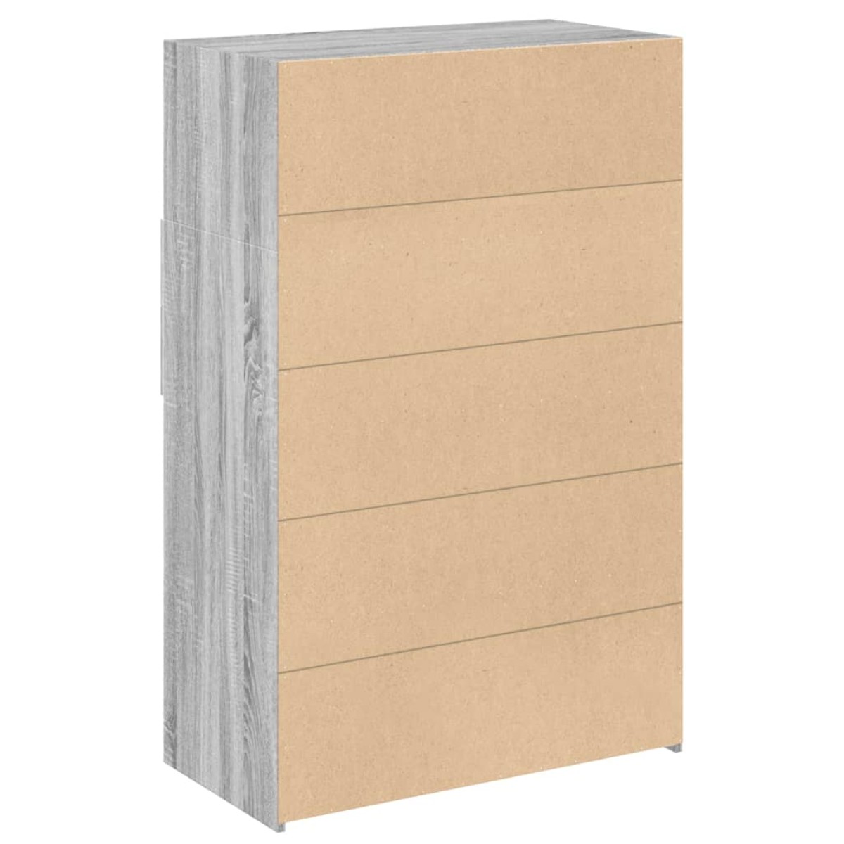 vidaXL Ντουλάπι Γκρι Sonoma 80x42,5x124 εκ. από Επεξεργασμένο Ξύλο