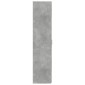 vidaXL Ντουλάπι Γκρι Σκυροδέματος 30x42,5x185 εκ. Επεξεργασμένο Ξύλο