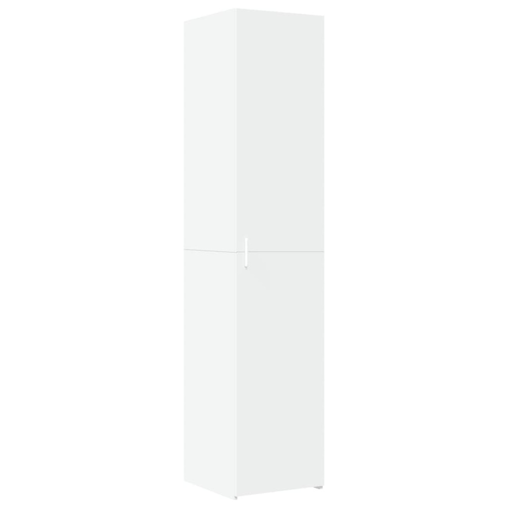 vidaXL Ντουλάπι Λευκό 40x42,5x185 εκ. από Επεξεργασμένο Ξύλο