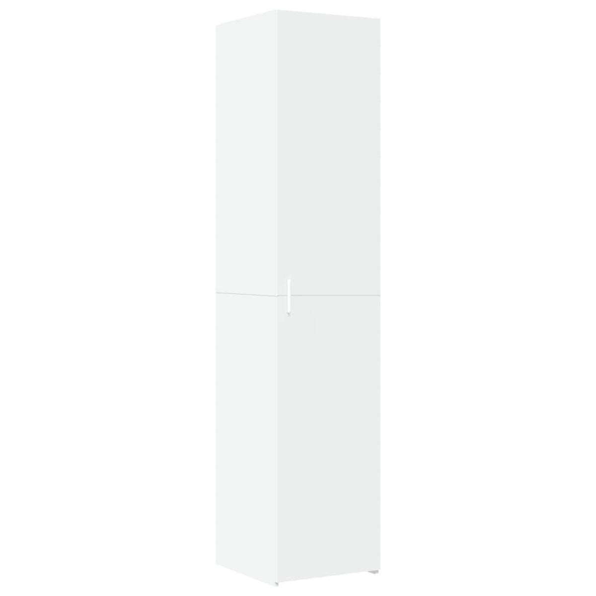 vidaXL Ντουλάπι Λευκό 40x42,5x185 εκ. από Επεξεργασμένο Ξύλο
