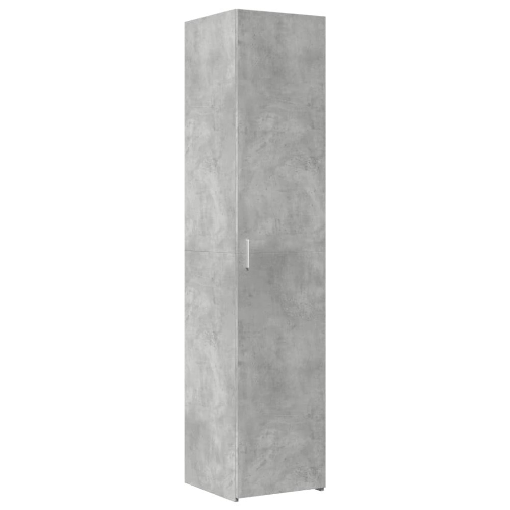 vidaXL Ντουλάπι Γκρι Σκυροδέματος 40x42,5x185 εκ. Επεξεργασμένο Ξύλο