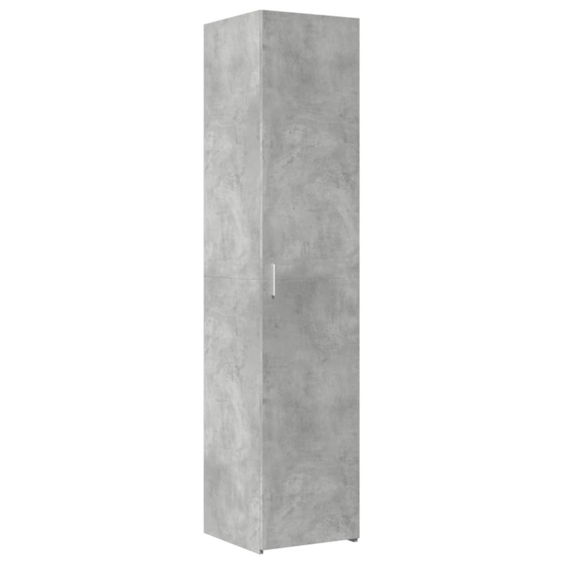 vidaXL Ντουλάπι Γκρι Σκυροδέματος 40x42,5x185 εκ. Επεξεργασμένο Ξύλο