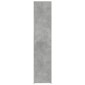 vidaXL Ντουλάπι Γκρι Σκυροδέματος 40x42,5x185 εκ. Επεξεργασμένο Ξύλο
