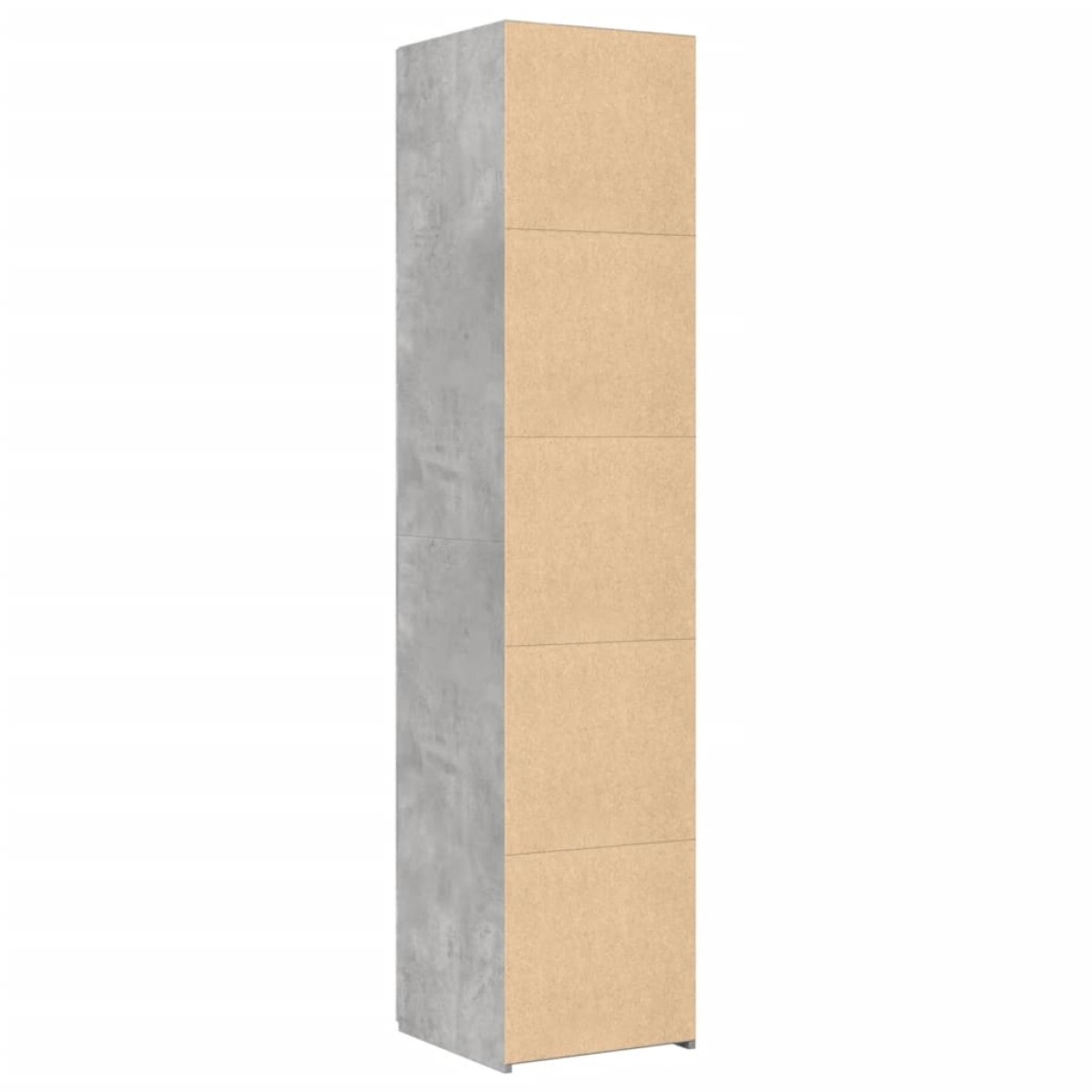 vidaXL Ντουλάπι Γκρι Σκυροδέματος 40x42,5x185 εκ. Επεξεργασμένο Ξύλο