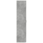 vidaXL Ντουλάπι Γκρι Σκυροδέματος 40x42,5x185 εκ. Επεξεργασμένο Ξύλο
