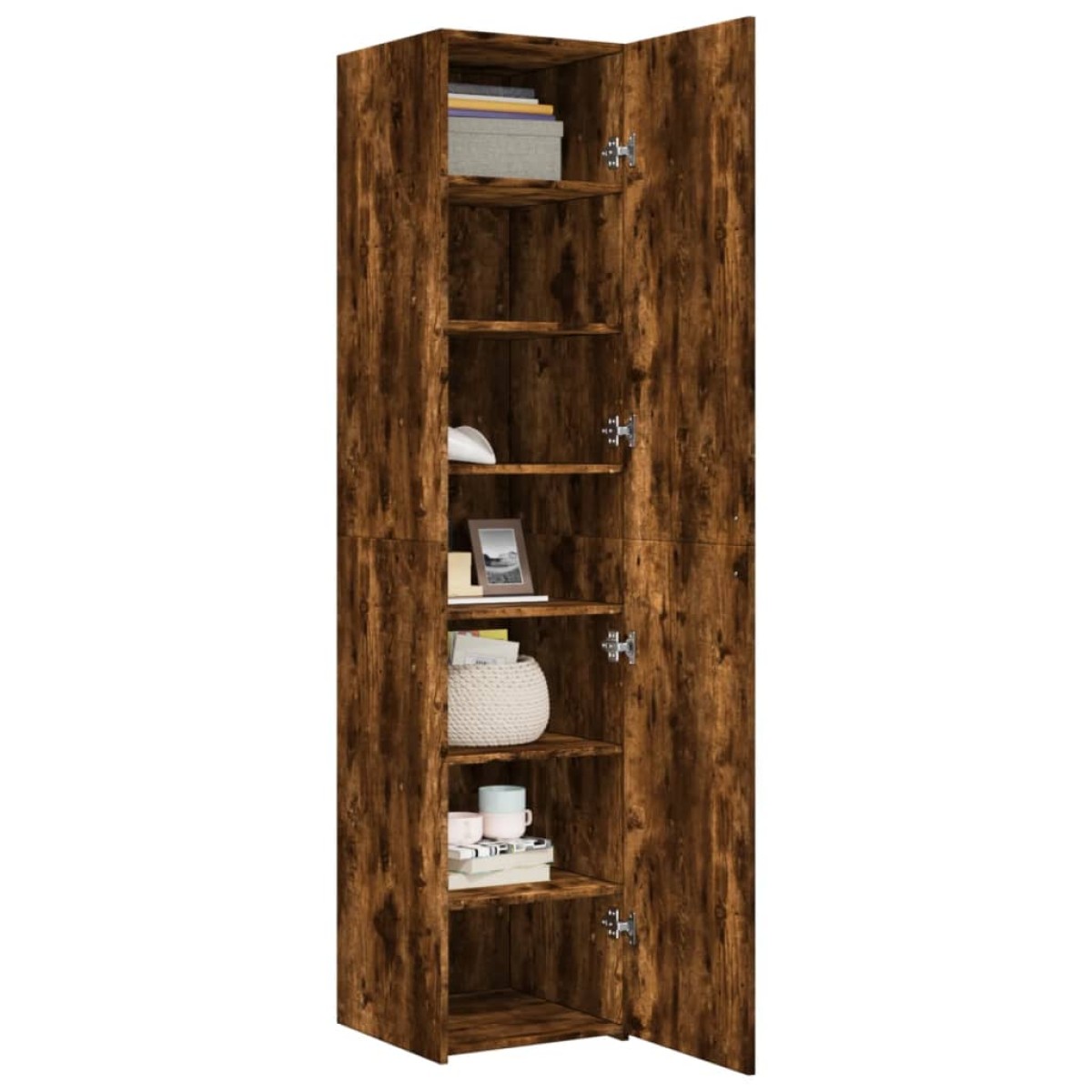 vidaXL Ντουλάπι Καπνιστή Δρυς 40x42,5x185 εκ. από Επεξεργασμένο Ξύλο