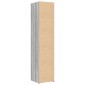 vidaXL Ντουλάπι Γκρι Sonoma 40x42,5x185 εκ. από Επεξεργασμένο Ξύλο