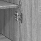vidaXL Ντουλάπι Γκρι Sonoma 40x42,5x185 εκ. από Επεξεργασμένο Ξύλο
