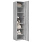 vidaXL Ντουλάπι Γκρι Sonoma 40x42,5x185 εκ. από Επεξεργασμένο Ξύλο