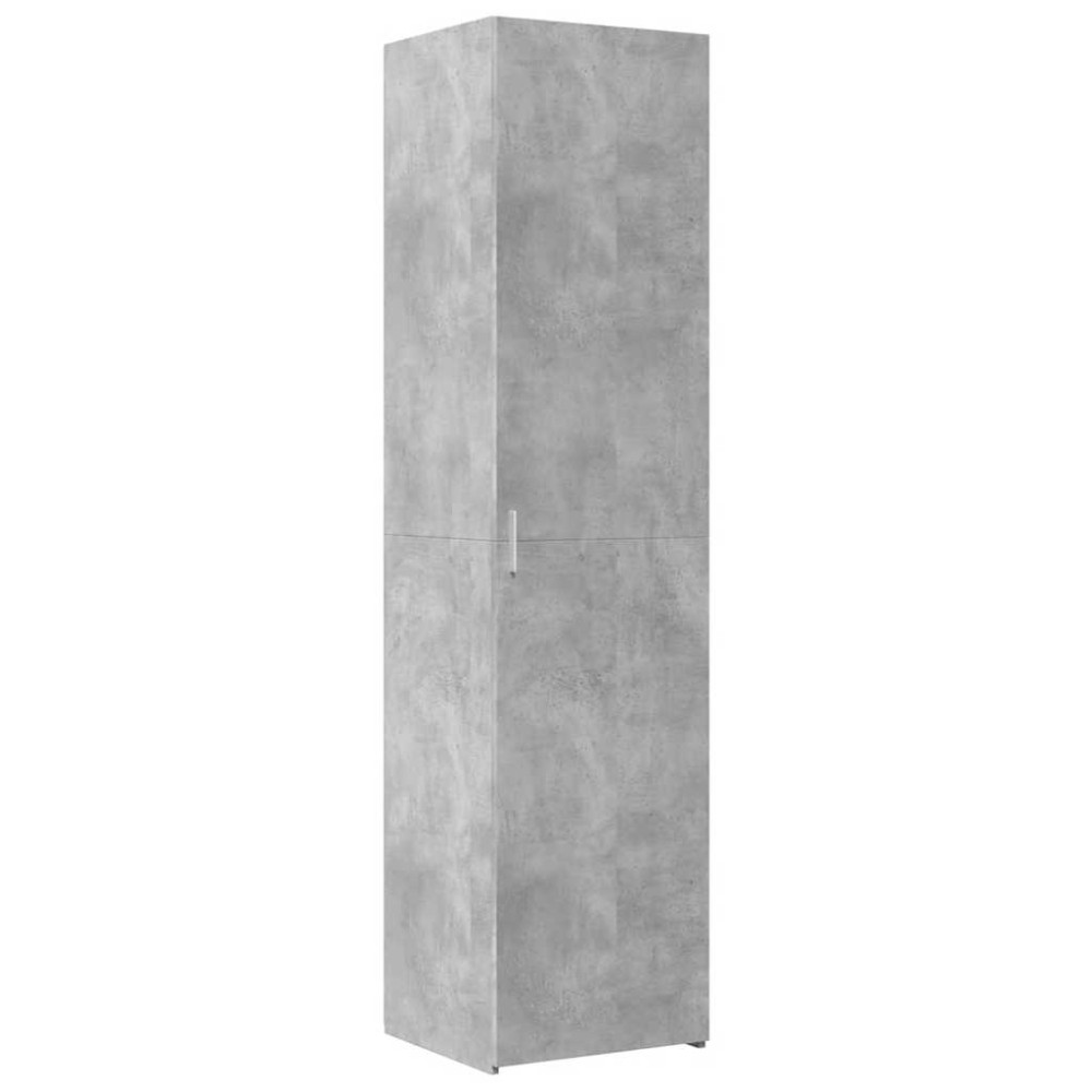 vidaXL Ντουλάπι Γκρι Σκυροδέματος 45x42,5x185 εκ. Επεξεργασμένο Ξύλο